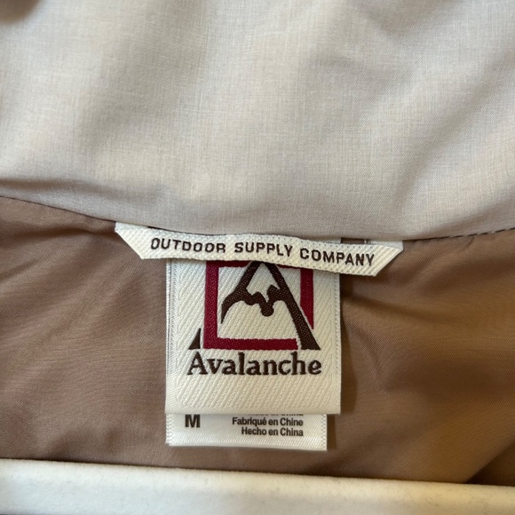 Avalanche Pullover Jacket Quilted Half Zip Off White Women's Size Medium - Picture 5 of 9